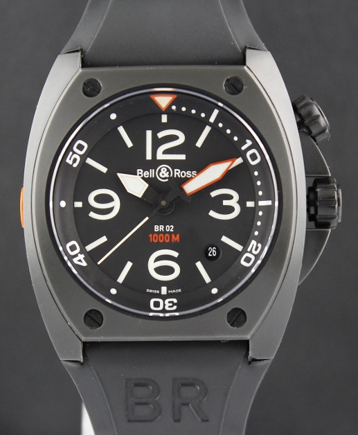 (image for) A BELL & ROSS PVD MARINE AUTOMATIC / BR02-92